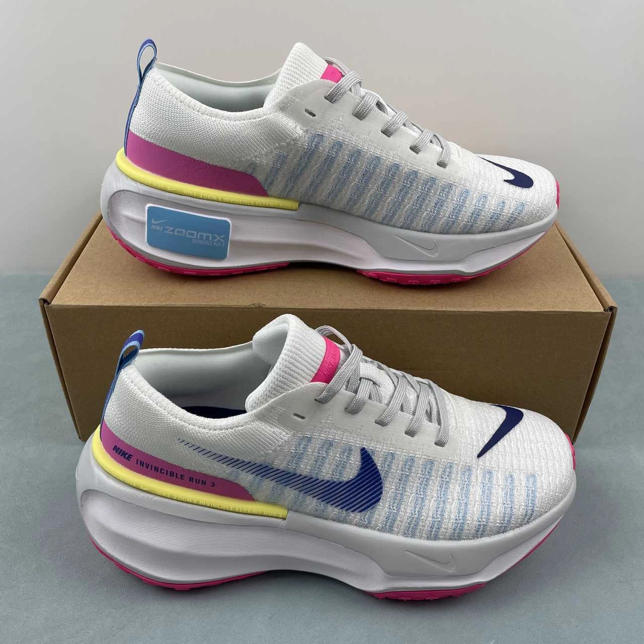 ZoomX Invincible Run Fk 3 Resolutions Photon Dust Fierce Pink DR2615-105 Hybrid Grip