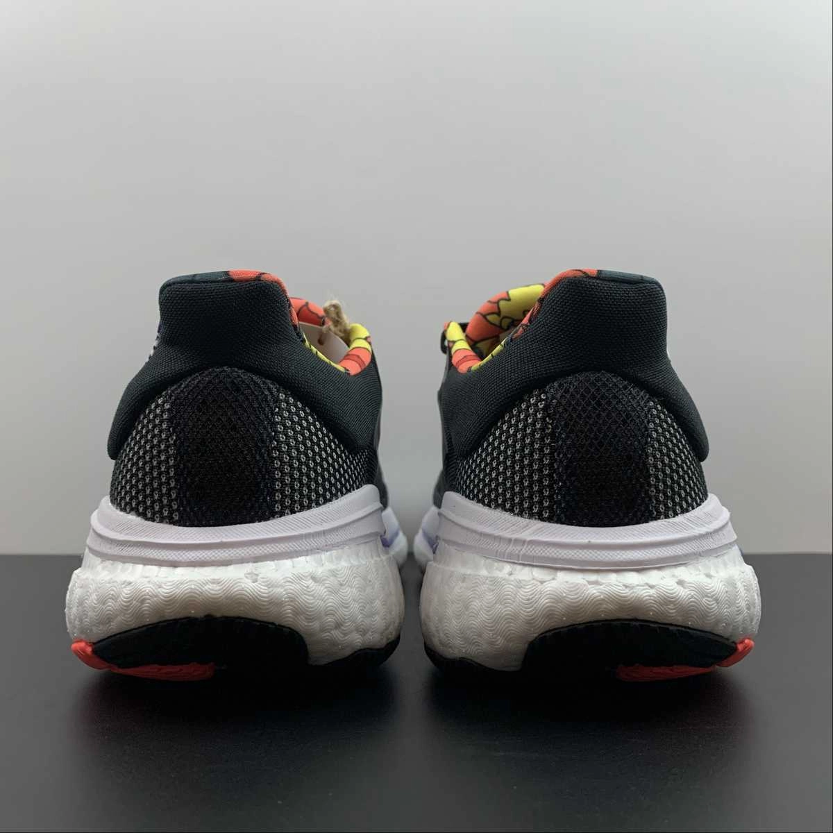 Adidas Solar Glide 5 Black White Yellow GX5471 Short distance speed