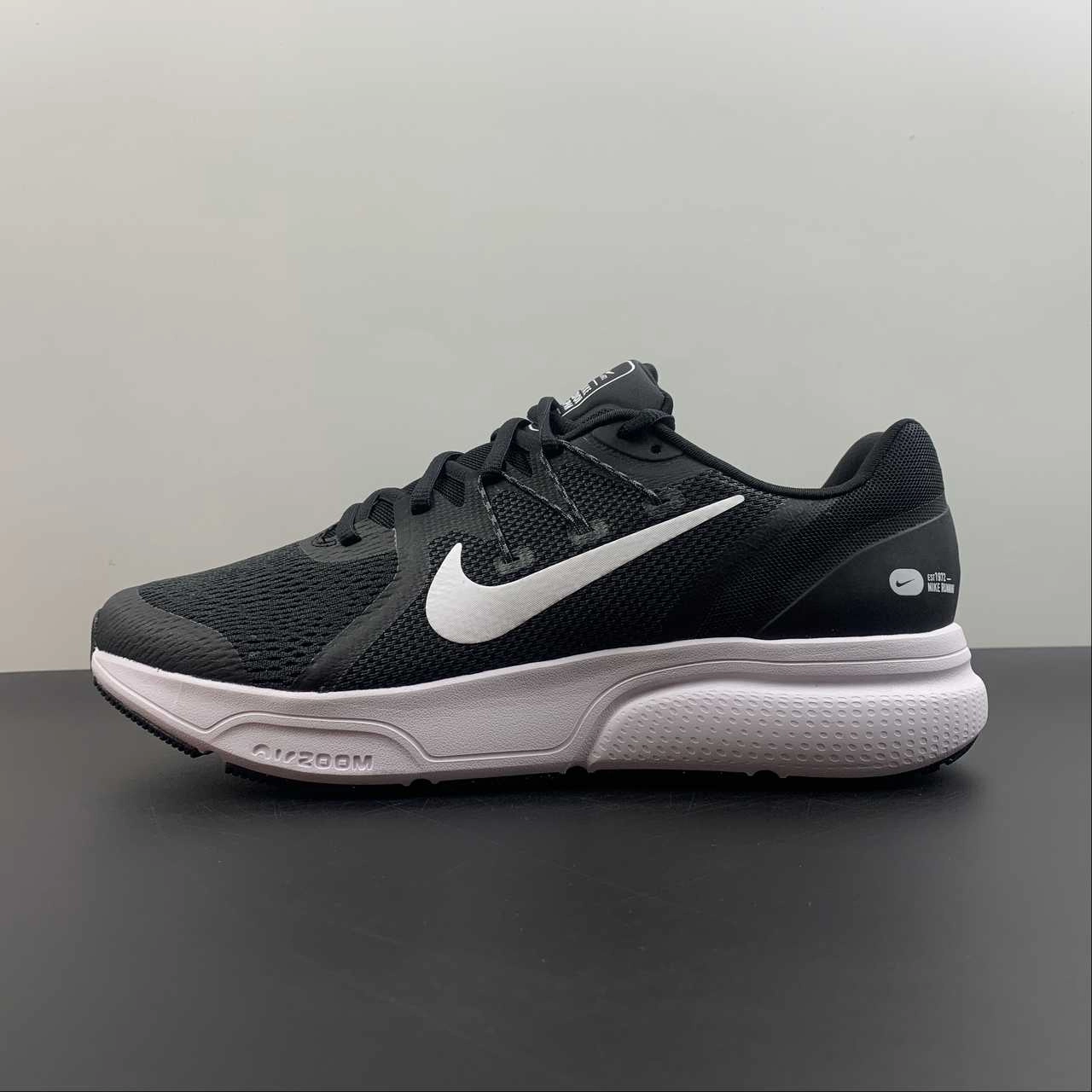 Zoom Span 3 Black White-Anthracite CQ9269-001 Mobility Exercise Stability zone in sole assists in maintaining form