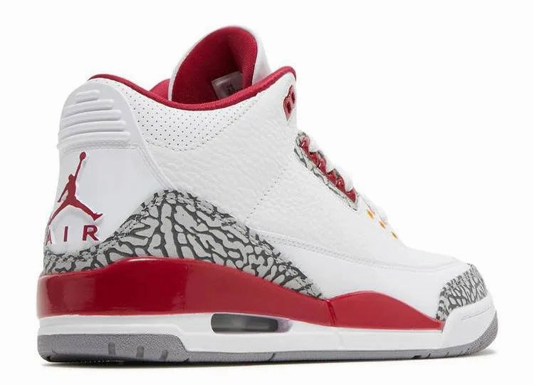 Air Jordan 3 Cardinal Show Time Seamless Finish