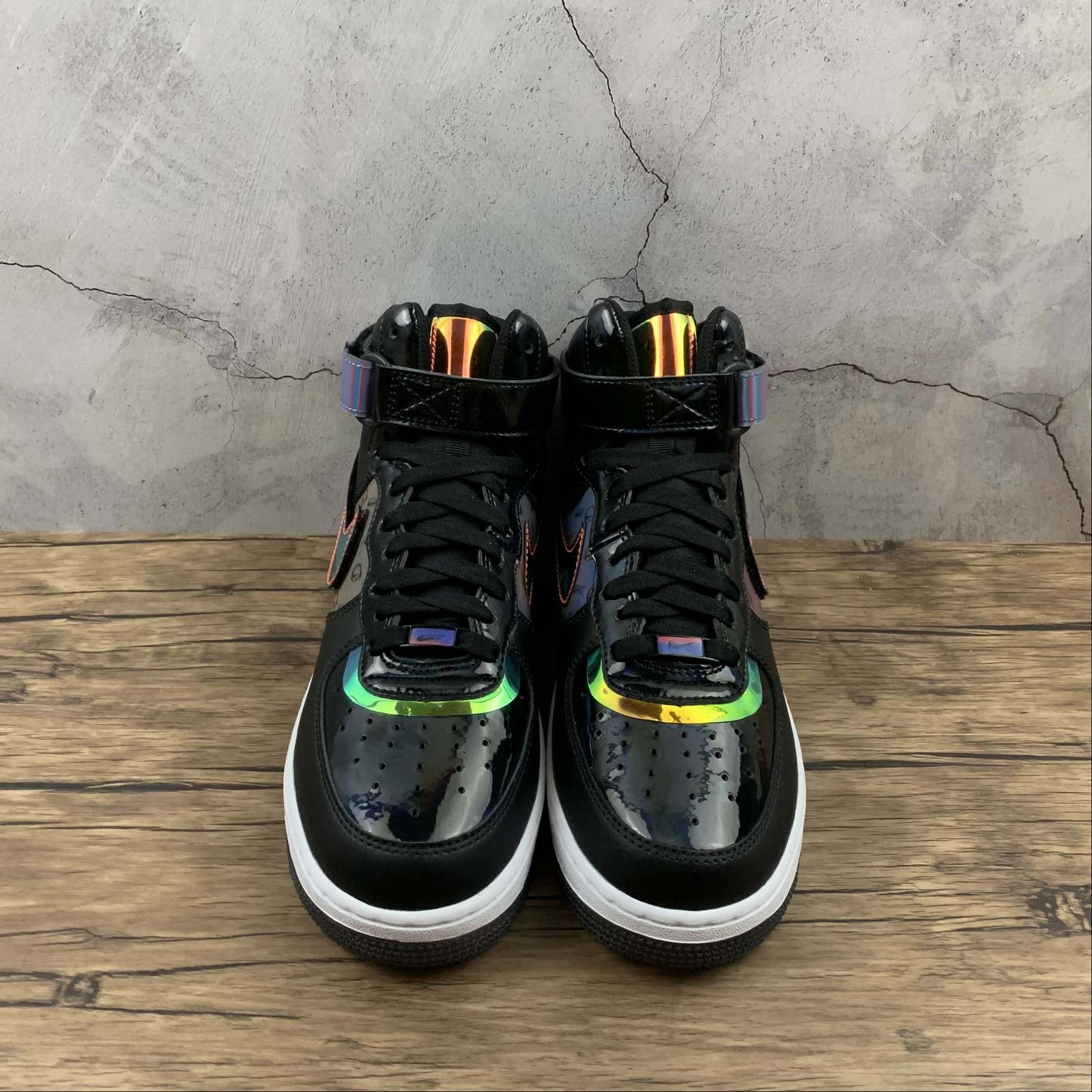 Airy Feel Zip   Up Air Force 1 High 07 LV8 White Black-White DC0831-101