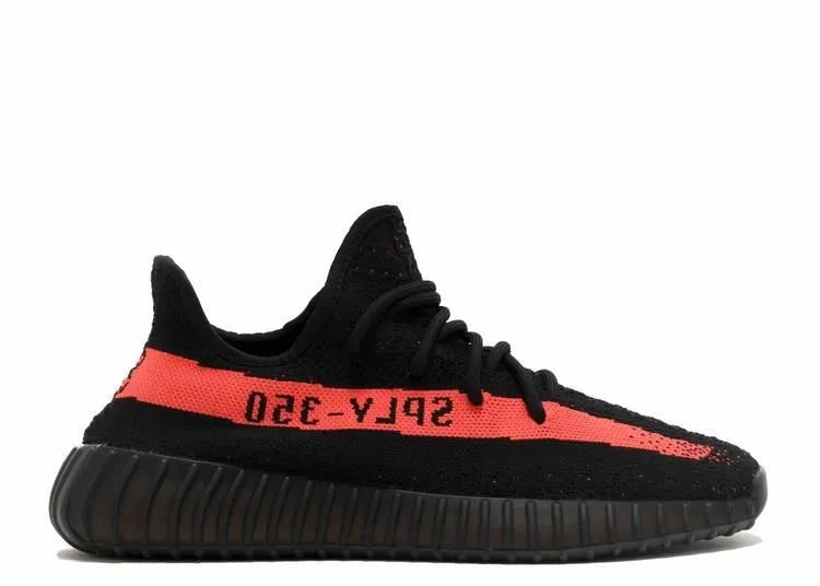 Classic Punch Step Yeezy 350 V2 Red Stripe