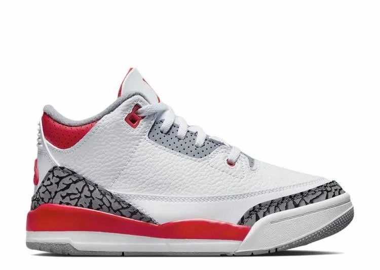 High-Performance Support Flexibility Air Jordan 3 Fire Red (PS)