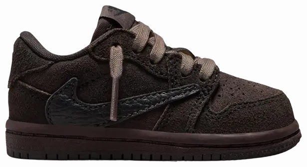 Nike Jordan 1 Low x Travis Scott Velvet Brown TD Comfortable toe box
