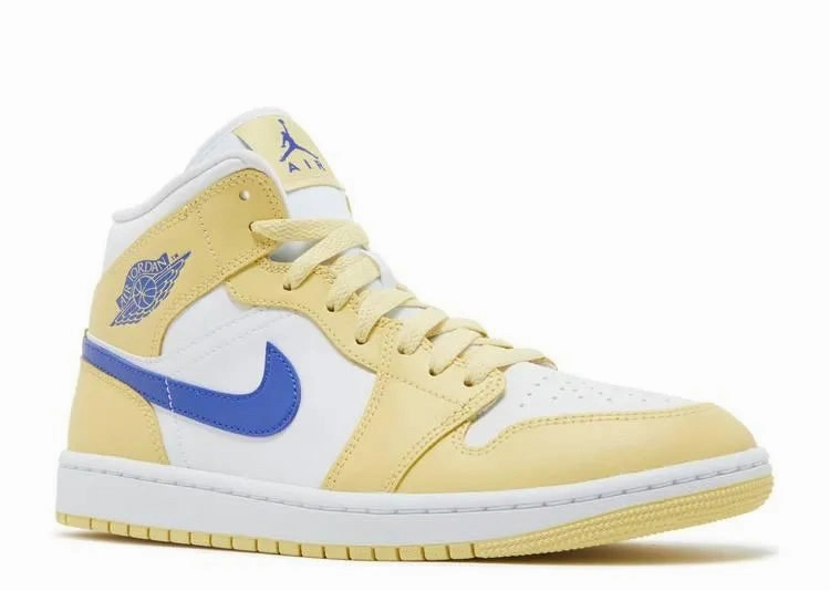 Air Jordan 1 Mid Lemon Wash (W) Comfort Heel