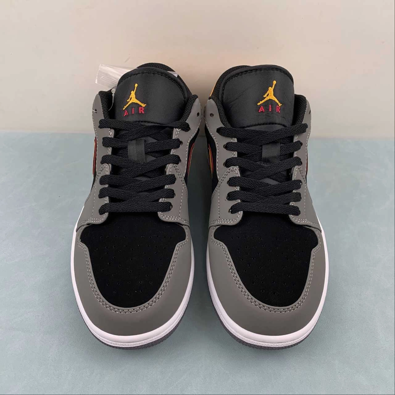 Hybrid Wear Air Jordan 1 Low SE Light Graphite Vivid Orange FN7308-008