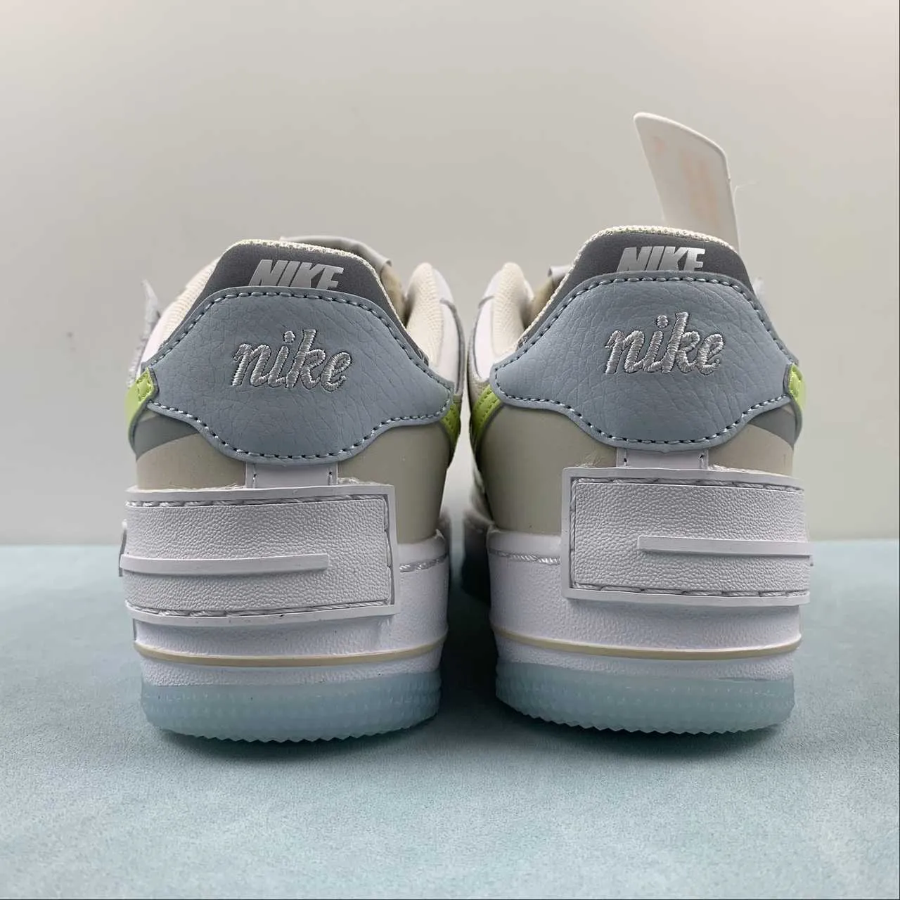 Air Force 1 Shadow White Wolf Grey Light Orewood Brown FB7582-100 Trendy Style