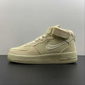 Everyday Ease On The Go Air Force 1 07 Mid Stussy Fossil Sail DJ7841-200