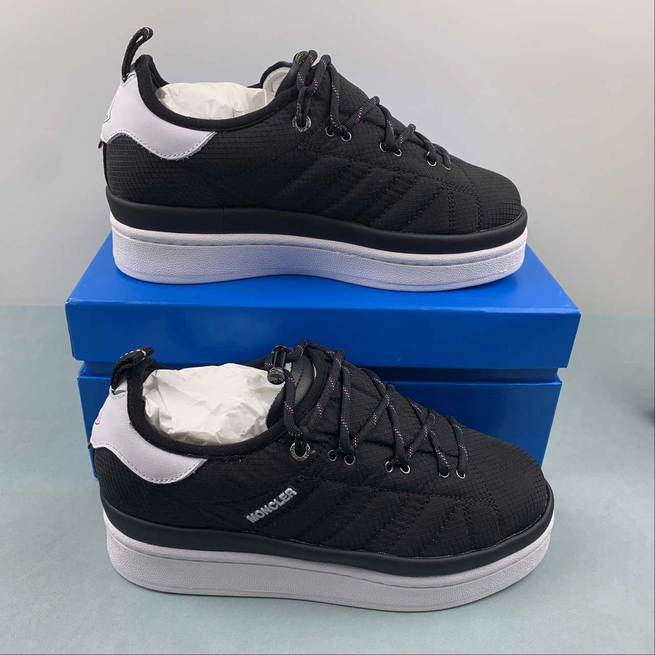 Kids Pick espadrilles Adidas Campus Moncler Core Black Core White IG7868