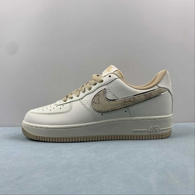 Hiking Friendly lake walk Air Force 1 07 Low LV Beige Off White Silver LV0506-055