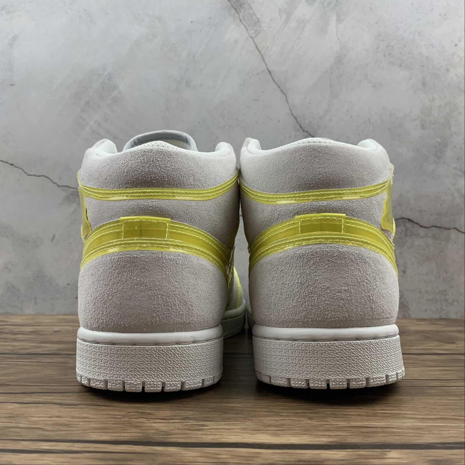 Air Jordan 1 Mid LX Off White Opti Yellow-White (2021) DA5552-107 Structured Shoe