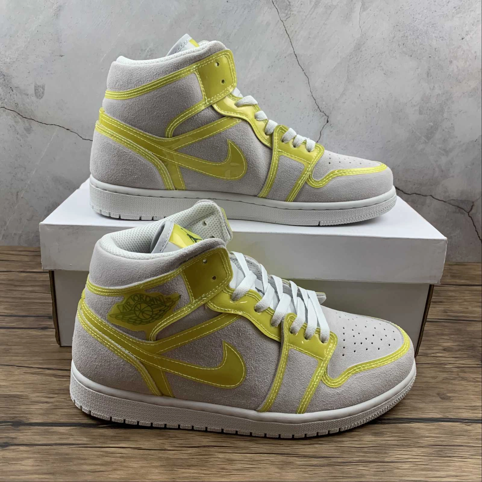 Air Jordan 1 Mid LX Off White Opti Yellow-White (2021) DA5552-107 Soft Form
