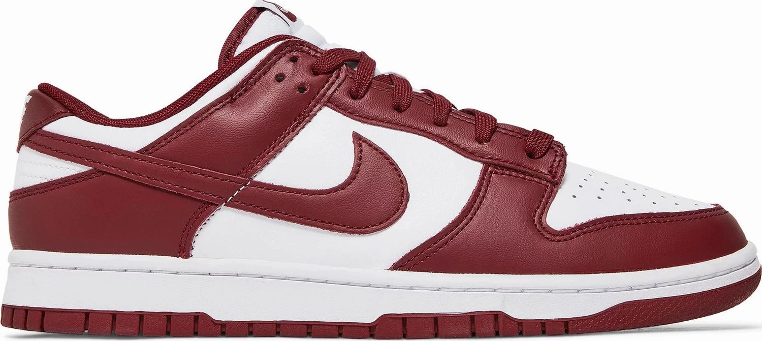 Reinforced Panels Padded Collar Padding Nike Dunk Low Team Red