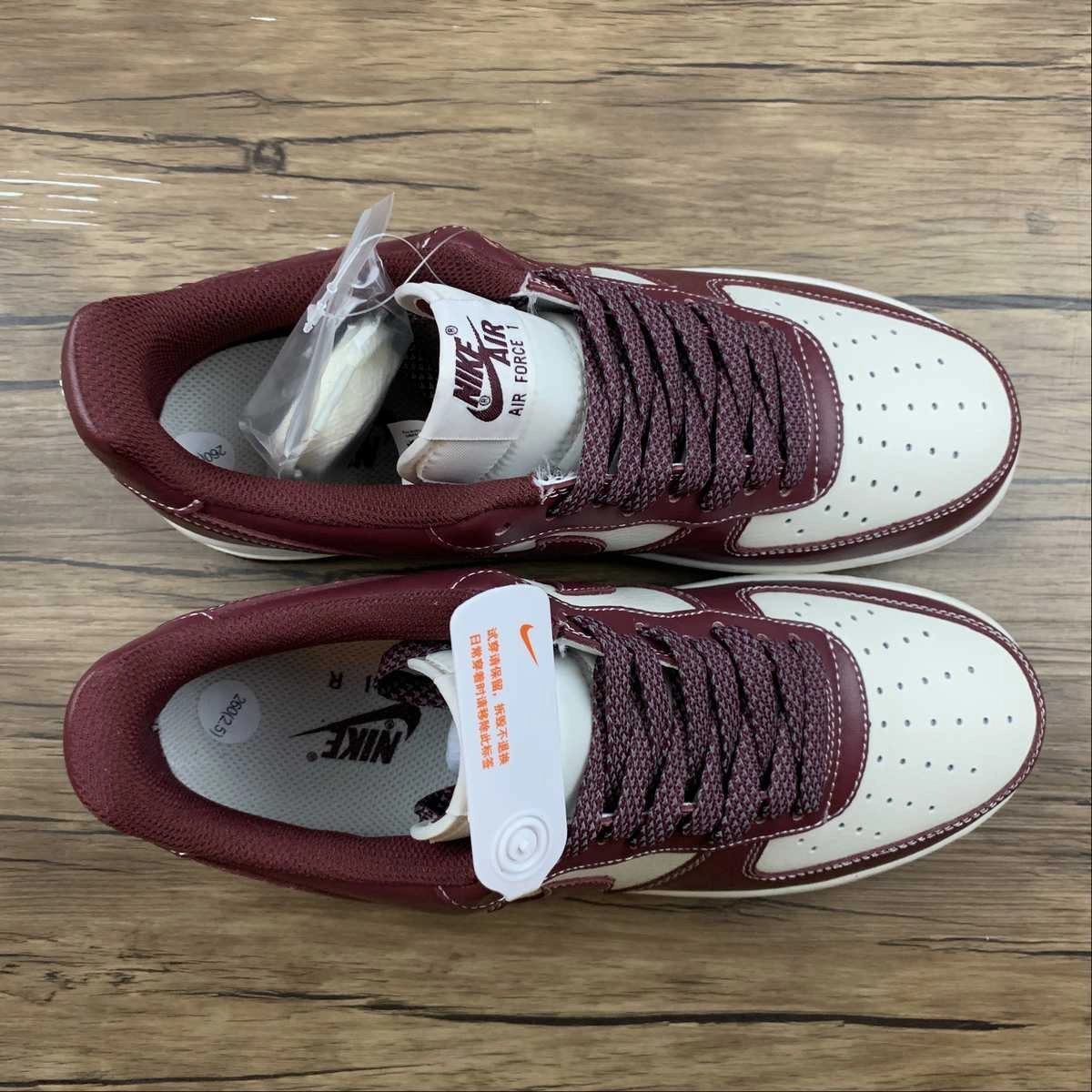 Fit Anytime Air Force 1 07 Low Gypsophila Dark Red Rice White JH6969-281