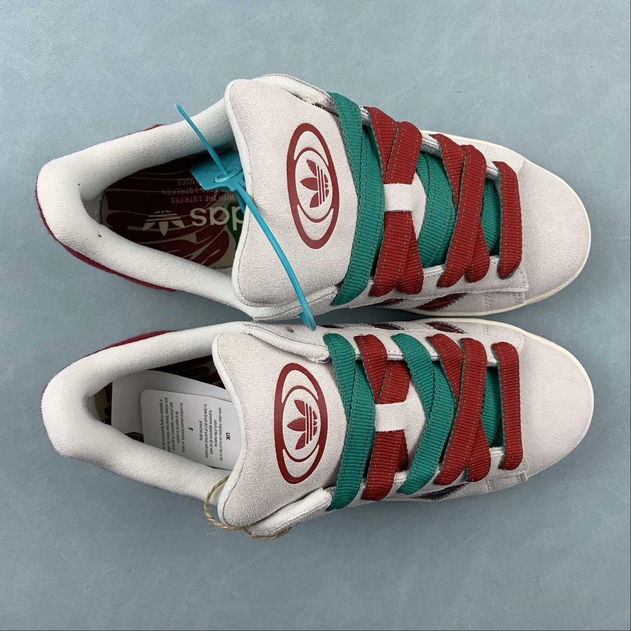Adidas Campus 00s White Red Green ID6140 Open Feel