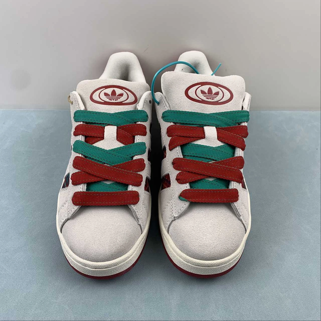 Adidas Campus 00s White Red Green ID6140 Tree Step