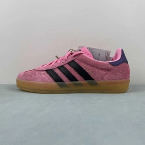 Adidas Gazelle Indoor Bliss Pink Core Black Collegiate Purple IE7002 Quick Change