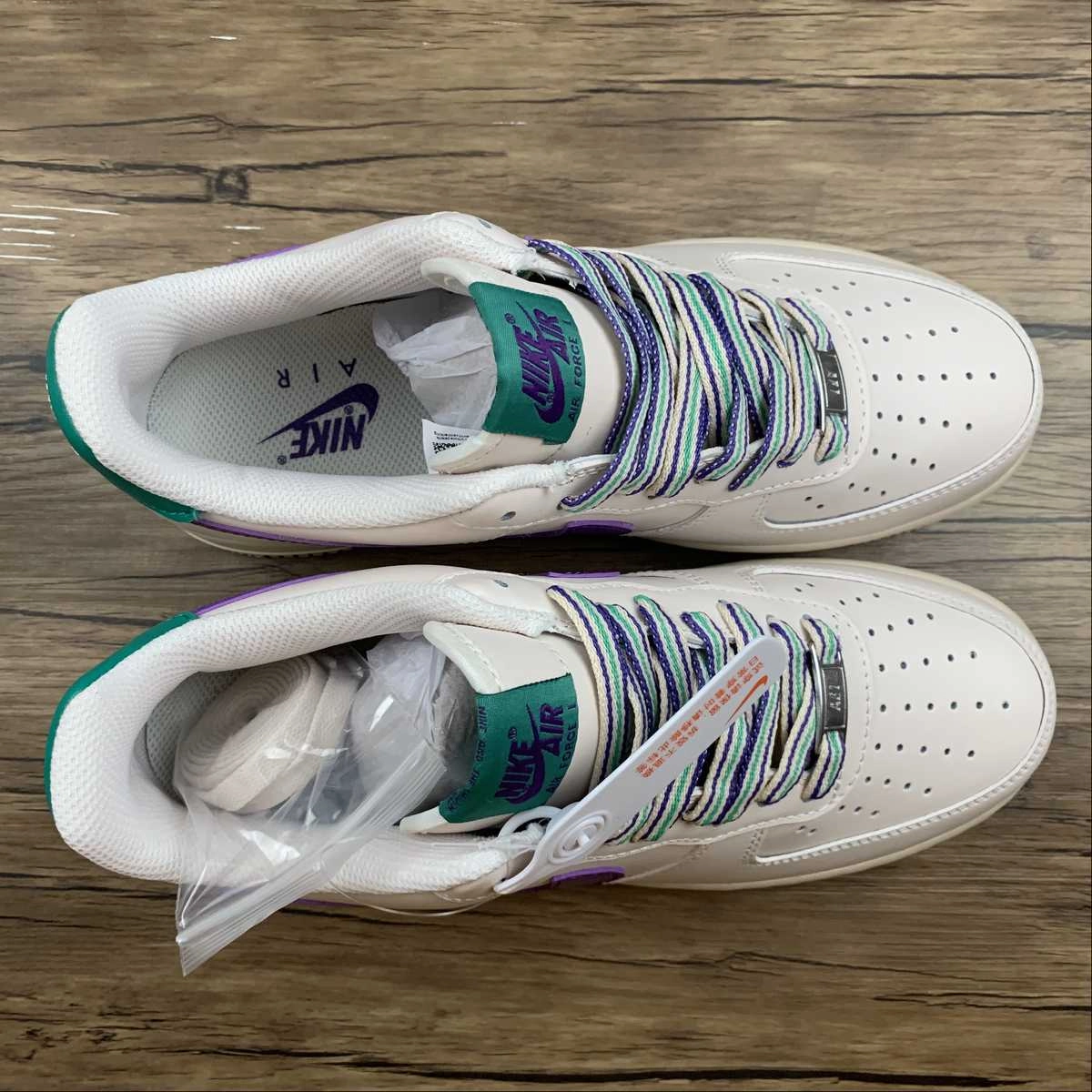 Travel Daily Active Style Air Force 1 07 Low White Purple Green BS8873-306