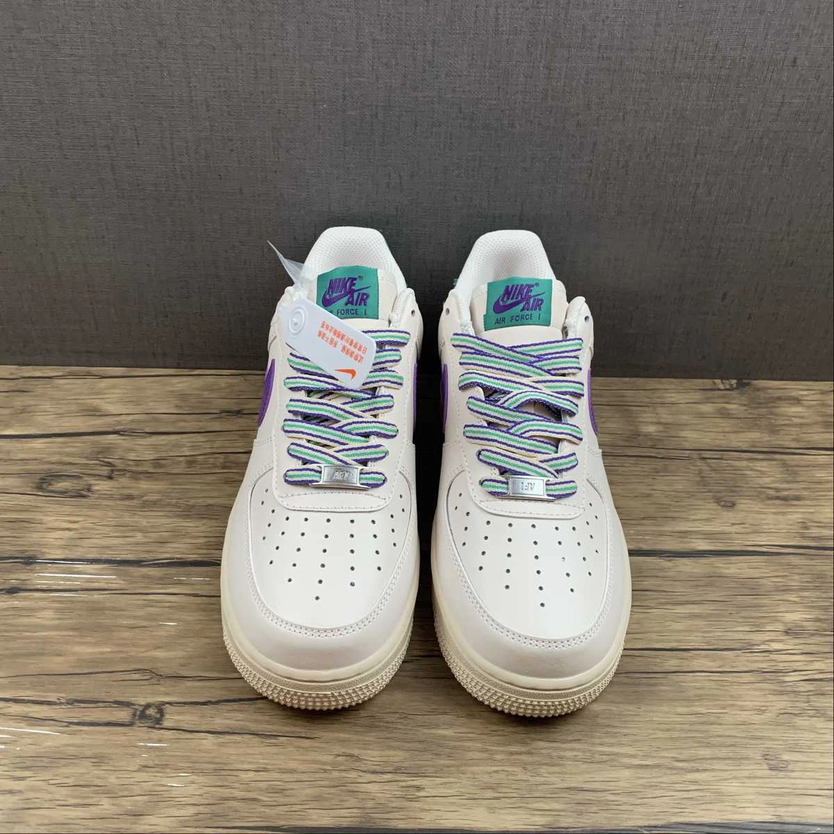 Forest Step Air Force 1 07 Low White Purple Green BS8873-306