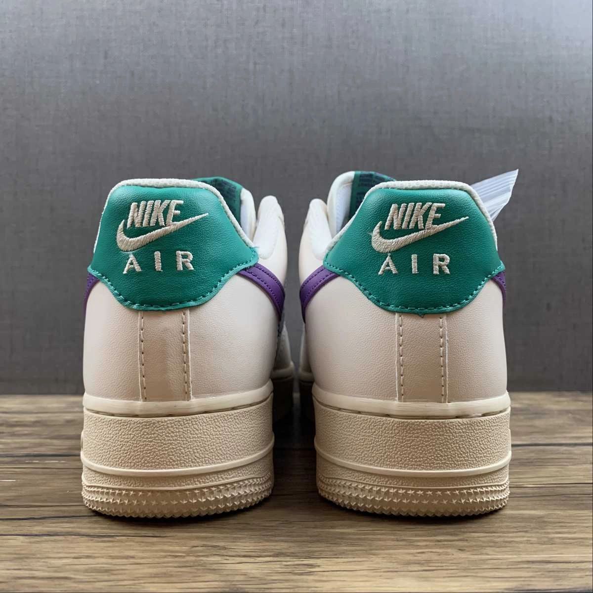 Foot Shape Air Force 1 07 Low White Purple Green BS8873-306