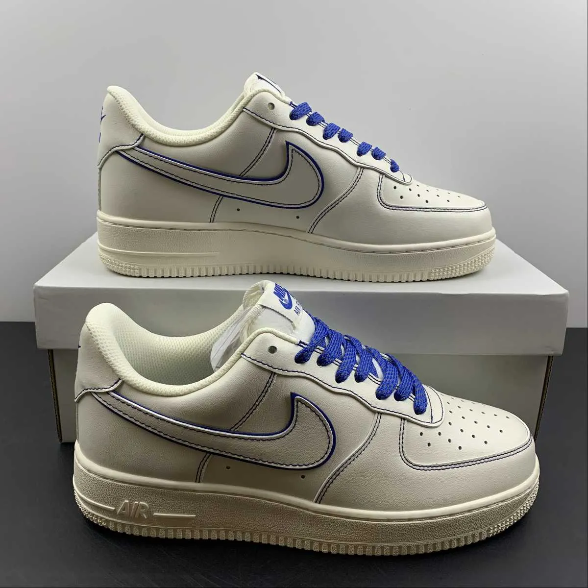 Air Force 1 07 Low Beige Blue 315122-404 City Jog