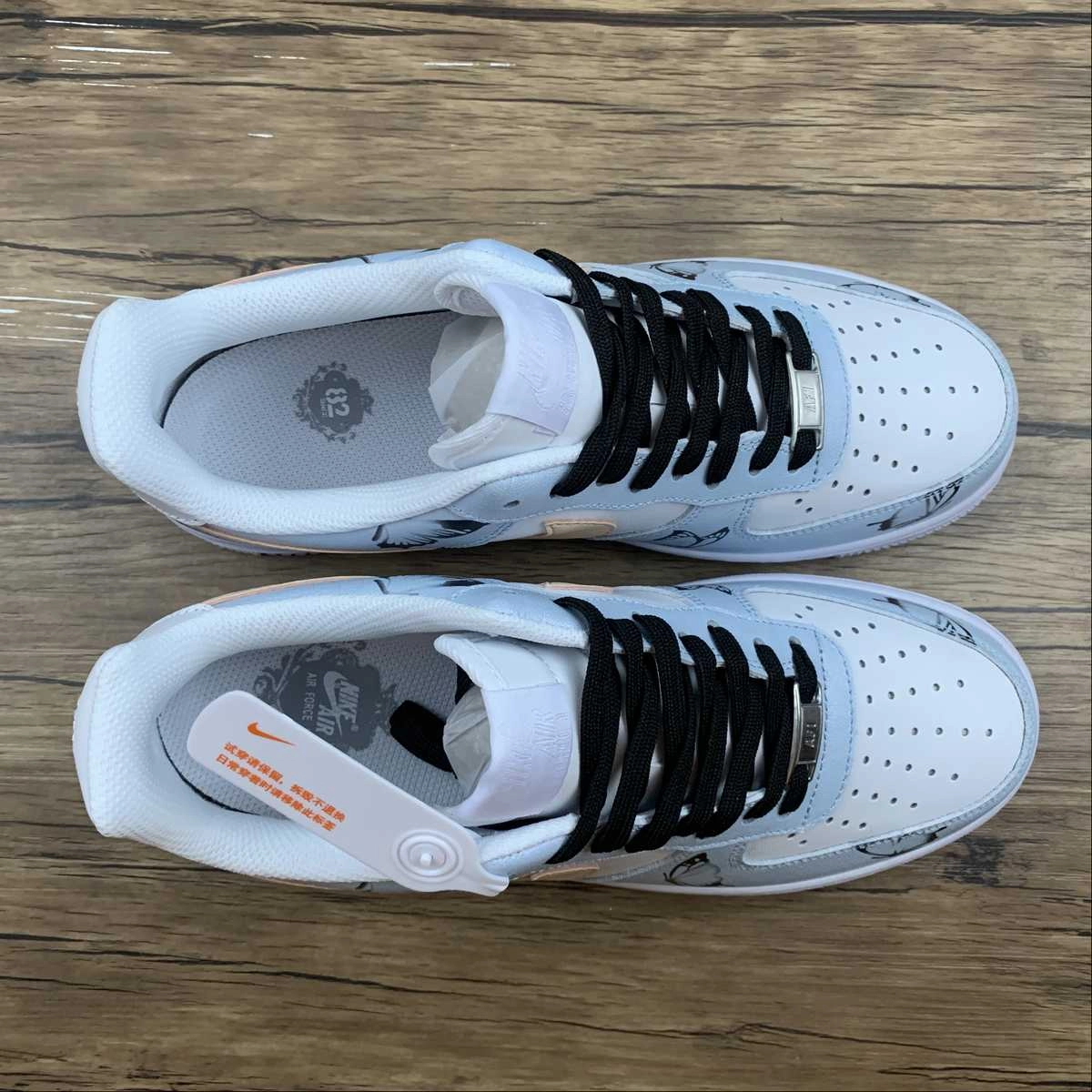 Stable Air Force 1 07 SU19 Butterflies Gray Gold Colour