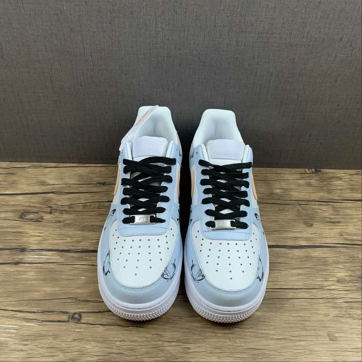 Stable base Air Force 1 07 SU19 Butterflies Gray Gold Colour