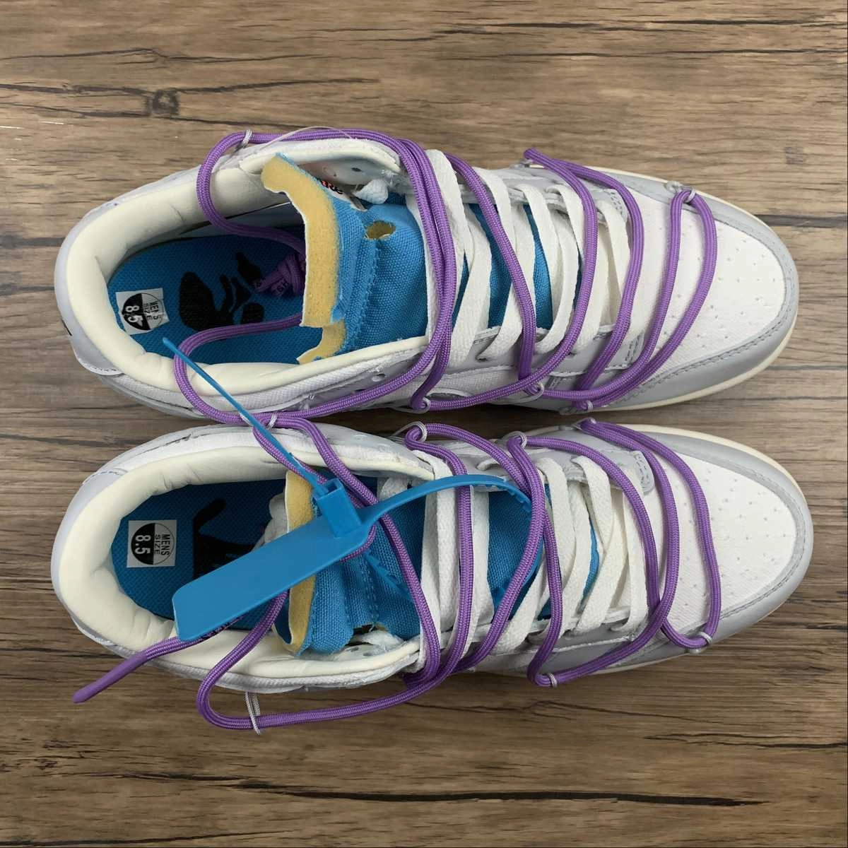 Sock Like Fit energy returning Dunk Low X Off-White 'Lote 47 de 50' DM1602-125