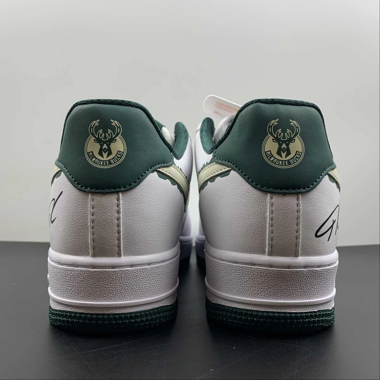 Derby Style London Edge Air Force 1 07 Low Milwaukee Bucks White Dark Green NX2234-113