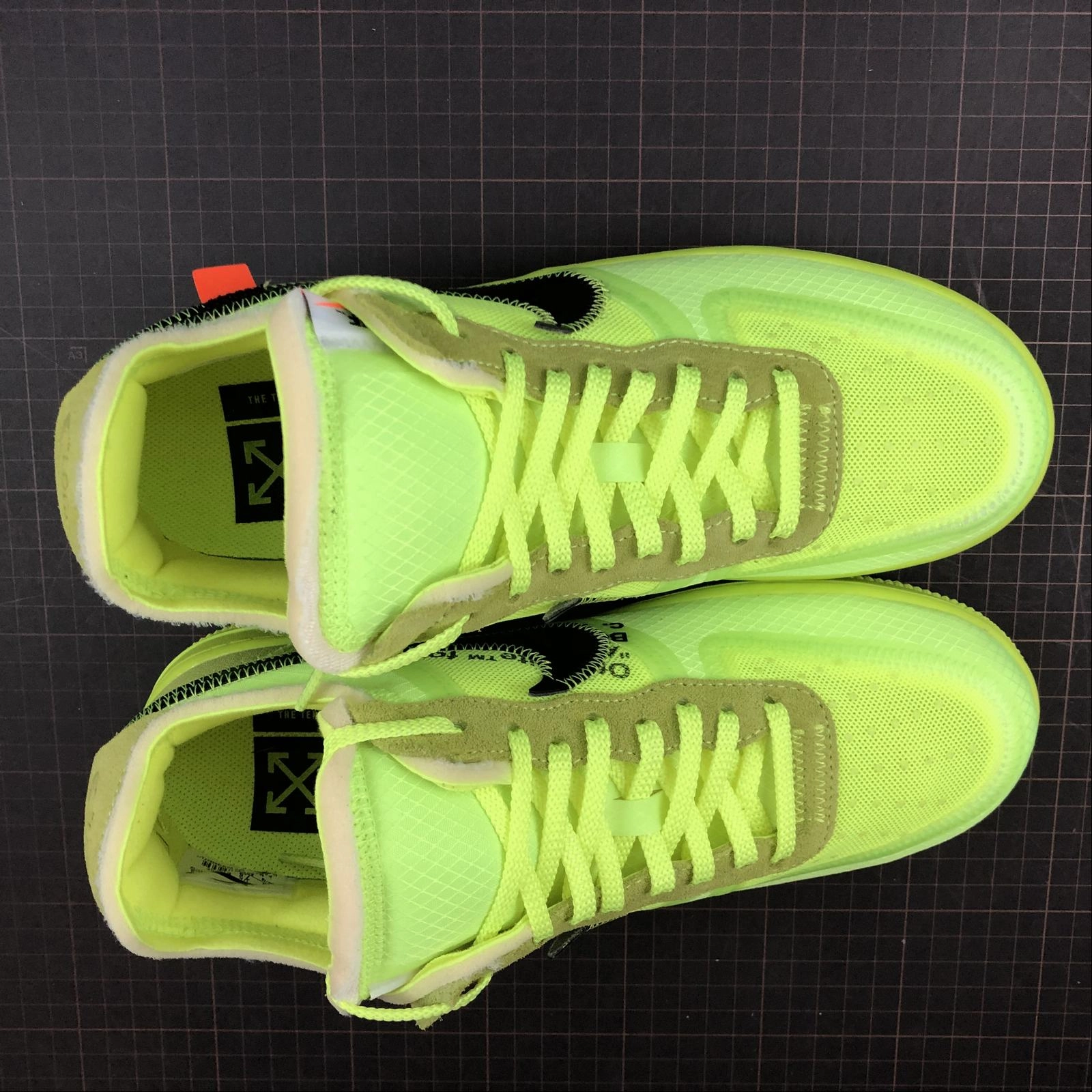 Office Style Flexible Sole Off White x Air Force 1 Low Virgil Ow Volt AO4606-700