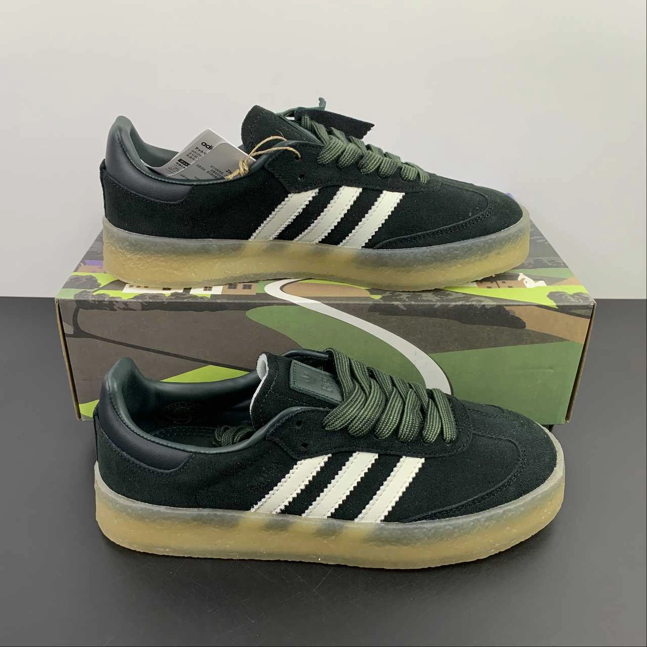 Comfortable Support Adidas Samba Kith Clarks 8th Street Shadow Green White ID7299