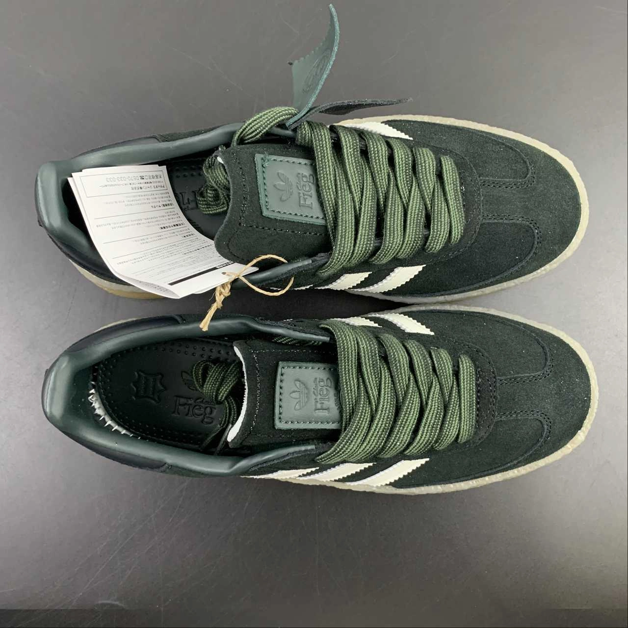 Adidas Samba Kith Clarks 8th Street Shadow Green White ID7299 Shell Walk