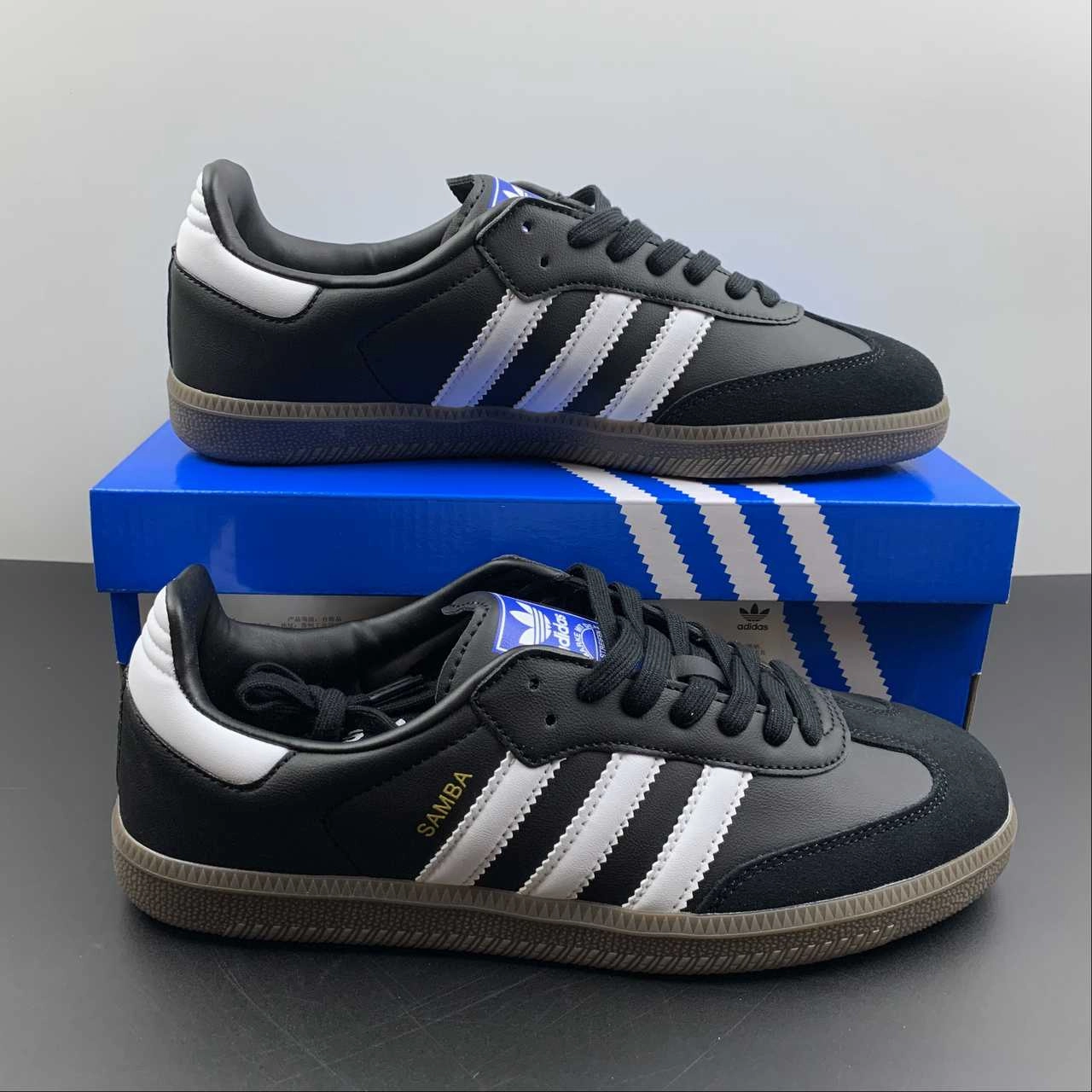 Adidas Samba OG Black White B75807 Smooth   surface