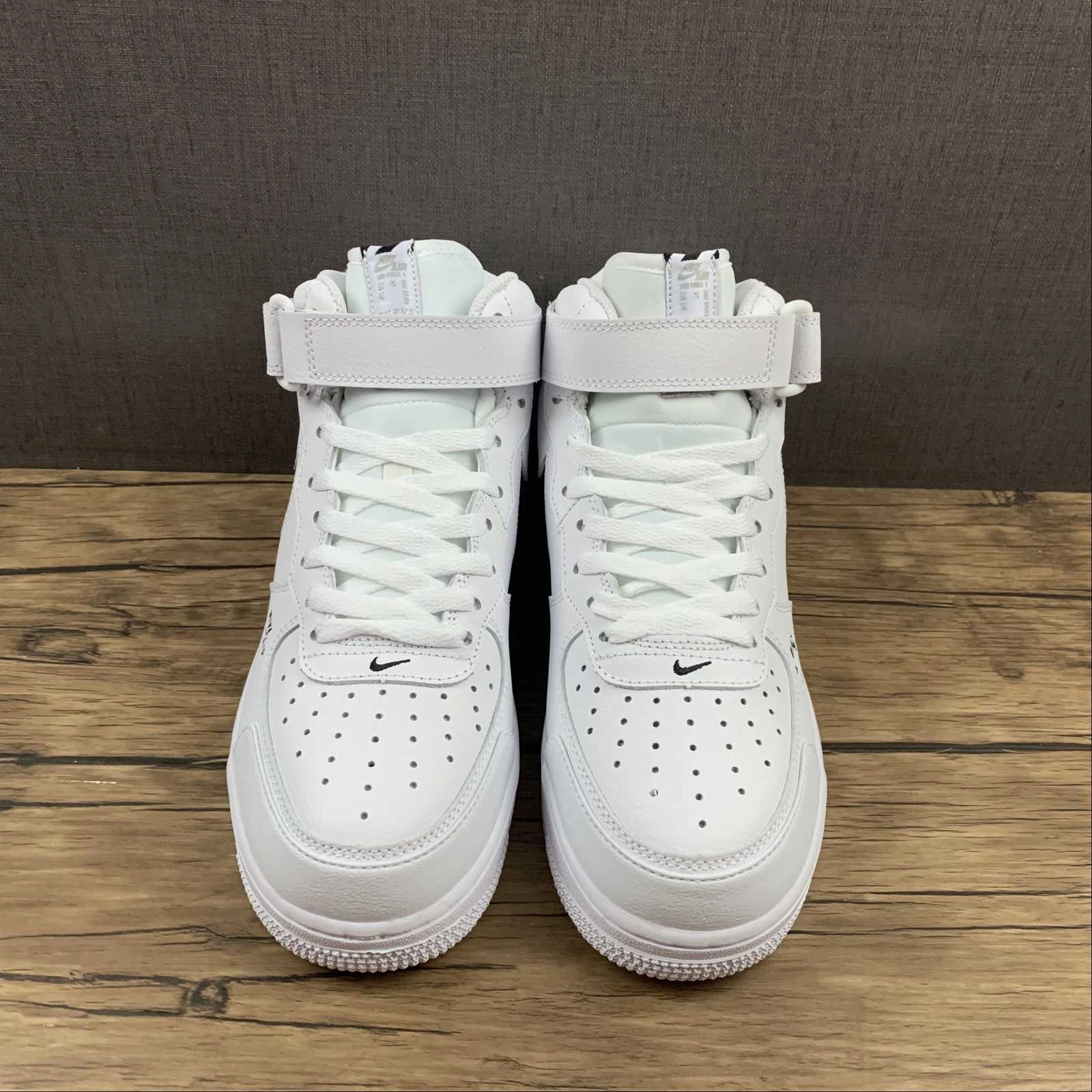 Air Force 1 07 Mid LV8 Utility Shadow Gray White Black CV3039-108 Petite Fit Comfort Blend