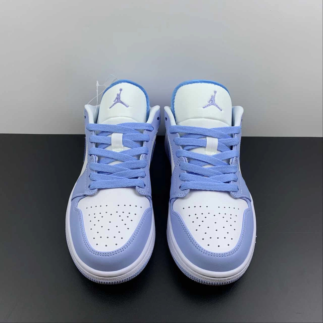 Air Jordan 1 Low White Blue DC0774-141 Textured Insole