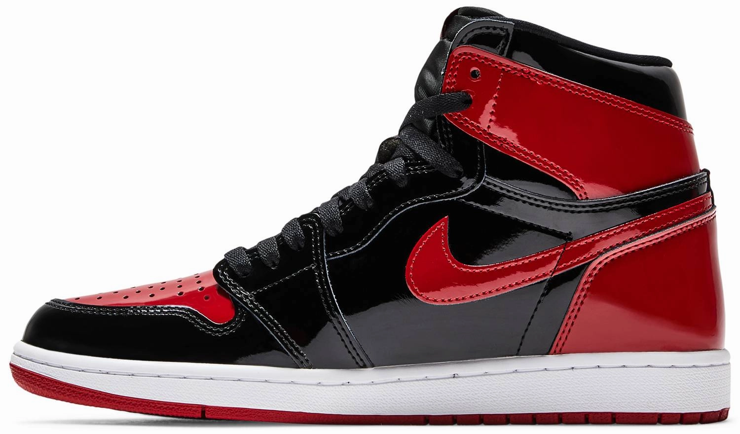 Nike Jordan 1 High Patent Bred LightweightSole