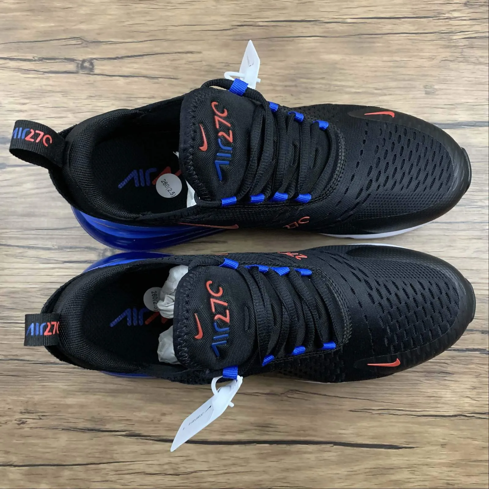 Daytime running comfort Air Max 270 Black Chile Red-Hyper Royal DC0957-001