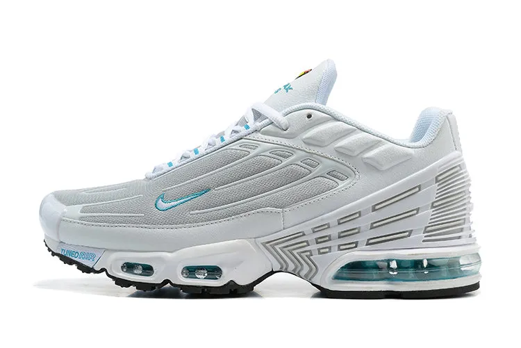 Air Max Plus 3 White Grey Blue CK5178-143 running in snowy weather Wet running