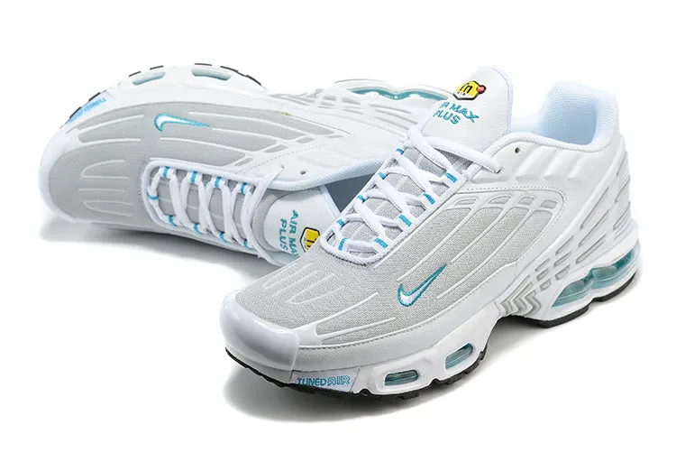 Air Max Plus 3 White Grey Blue CK5178-143 Solar - powered