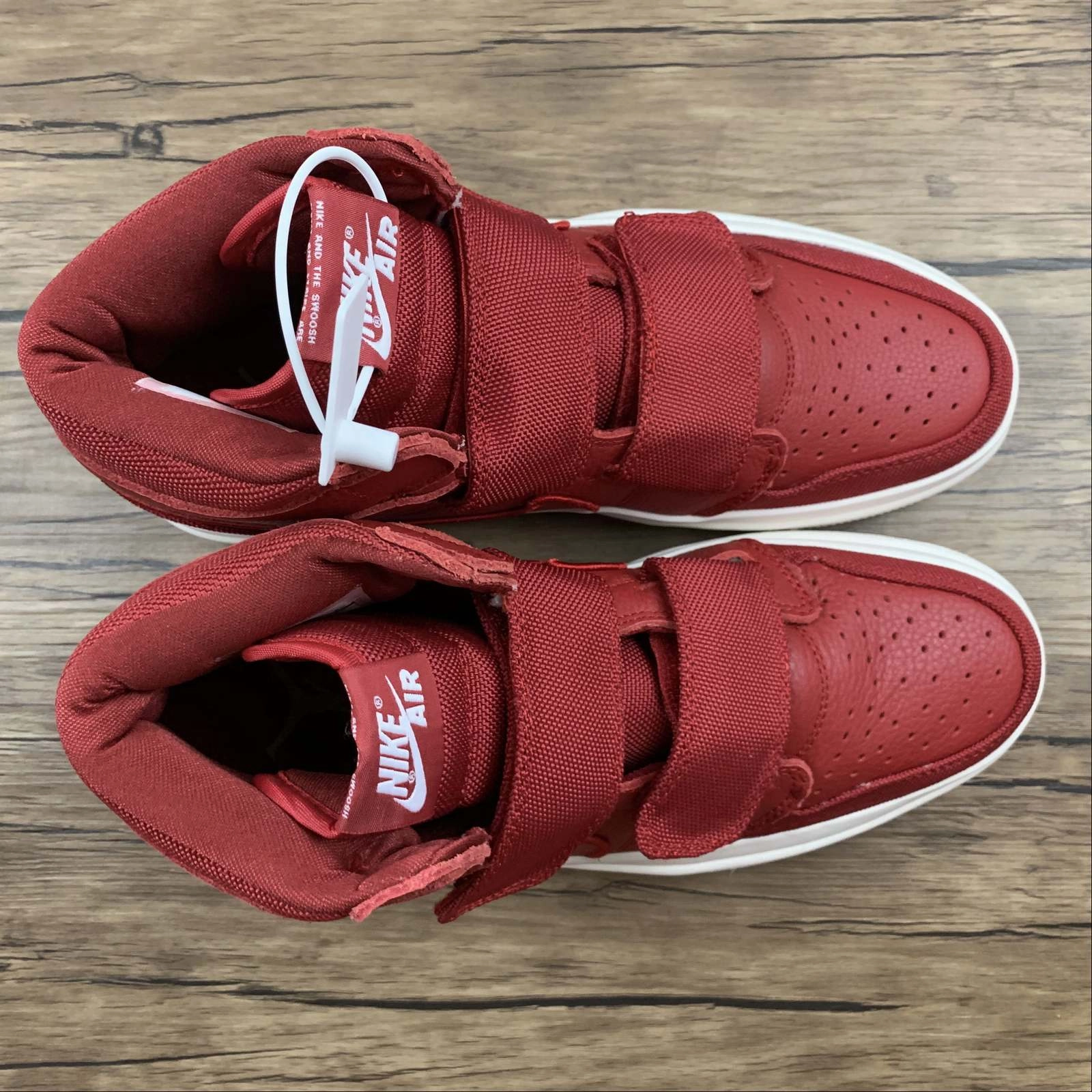 Canvas Upper Air Jordan 1 Re Hi Double Strp Bright Red AQ7924-601