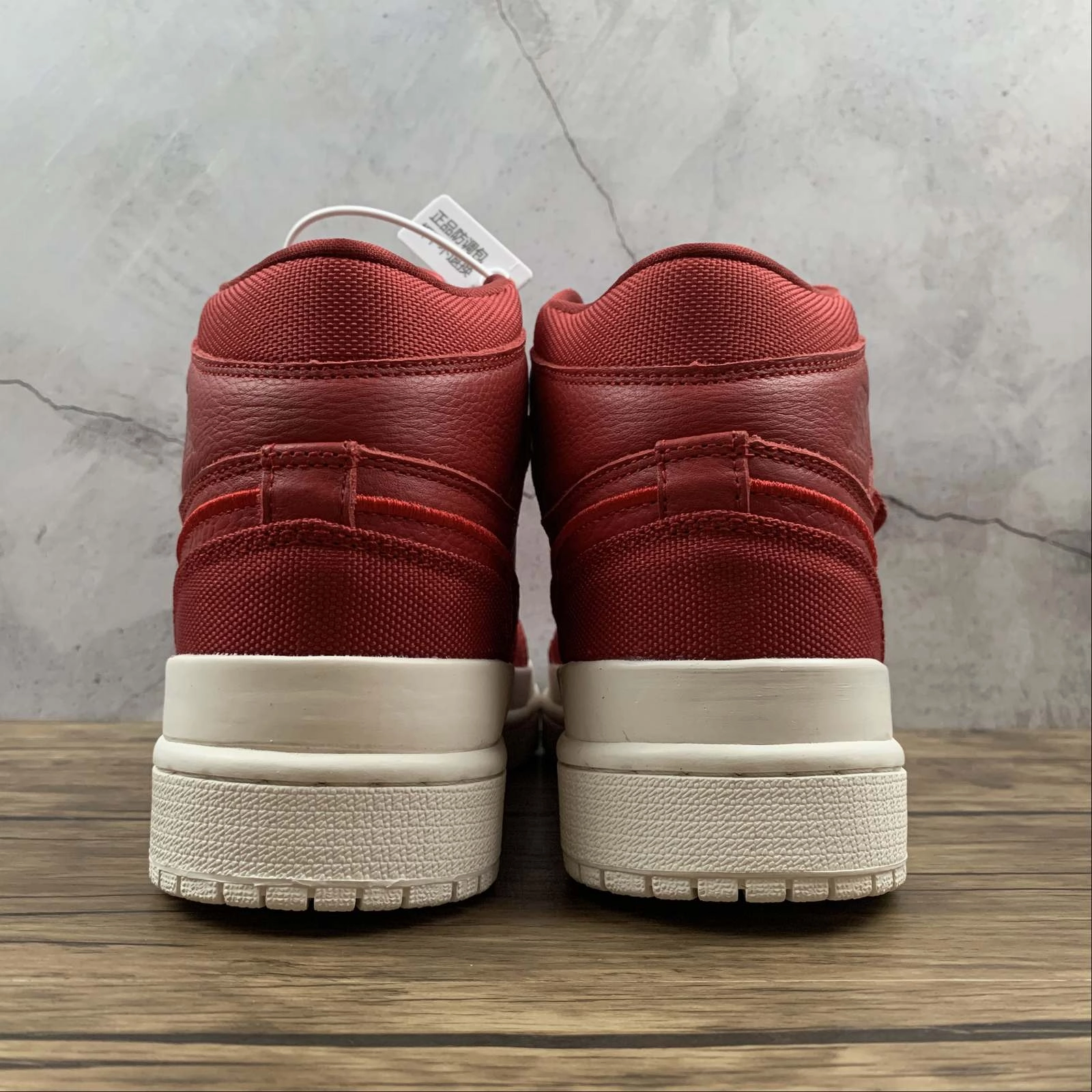 Air Jordan 1 Re Hi Double Strp Bright Red AQ7924-601 Fit Light Slip-resistant durability