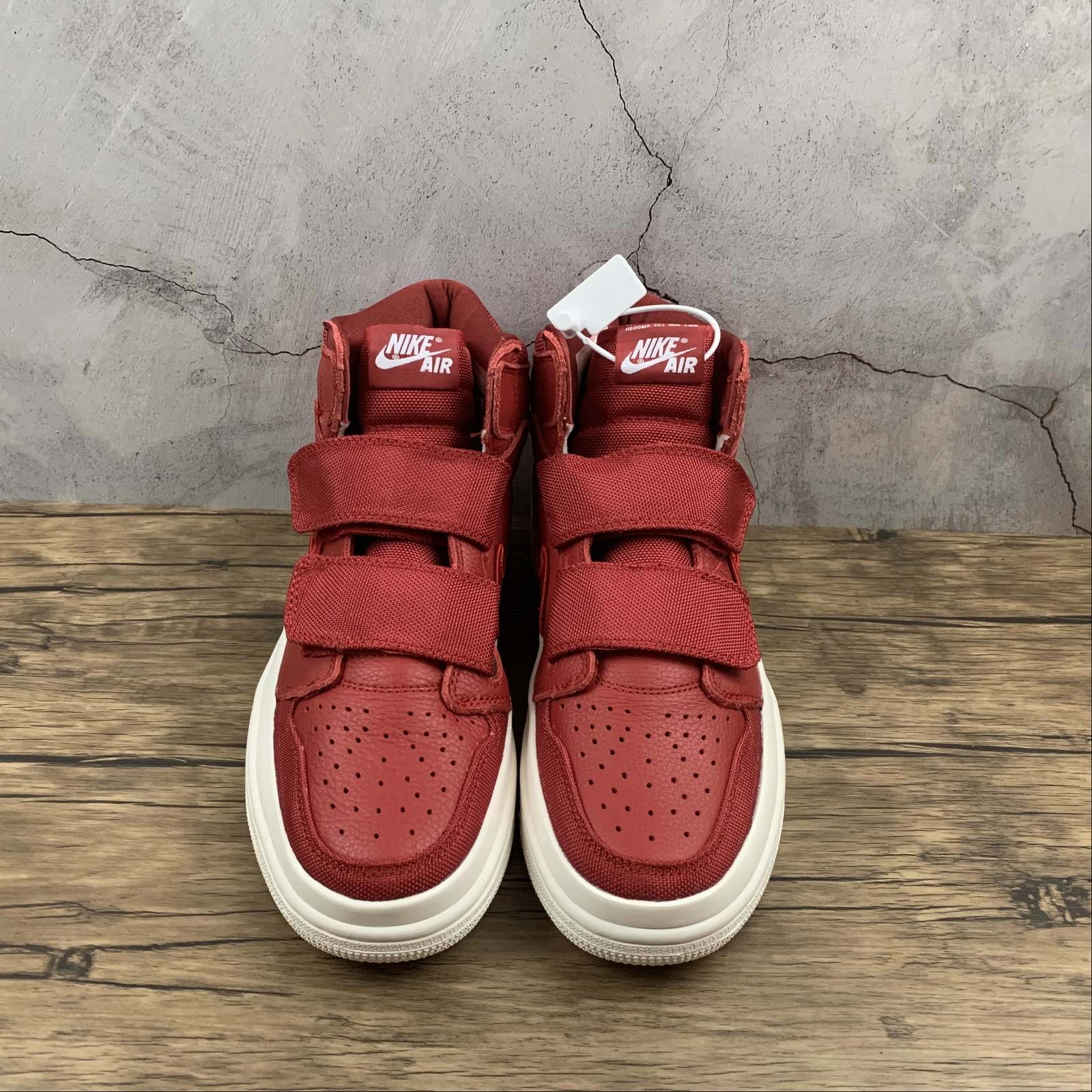 Air Jordan 1 Re Hi Double Strp Bright Red AQ7924-601 Unibody Construction Hyperlock Heel Cage