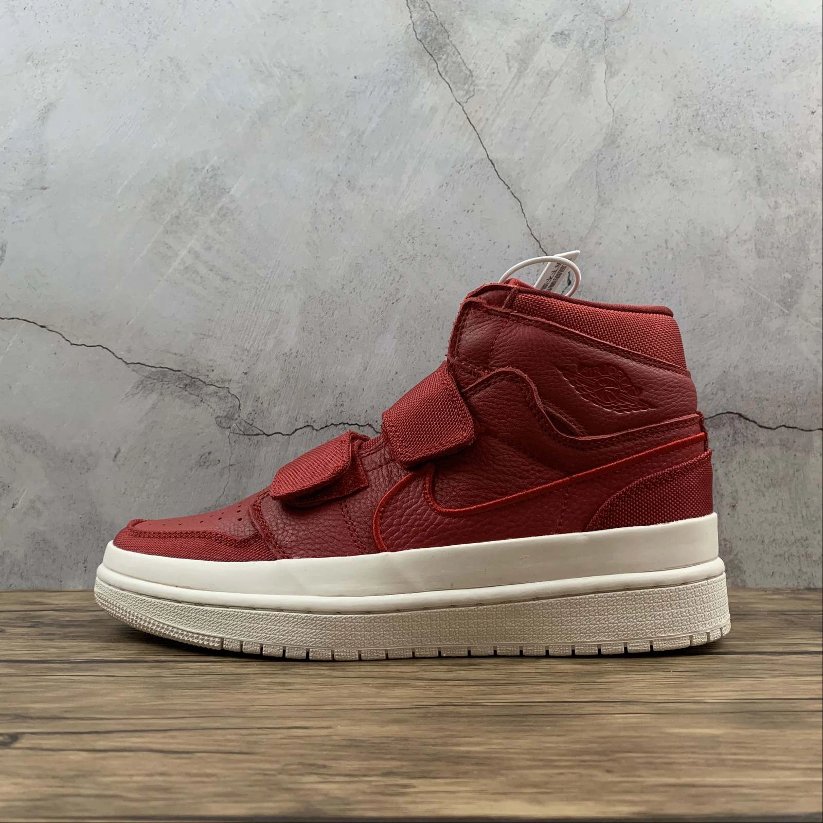 Noise   Reducing Air Jordan 1 Re Hi Double Strp Bright Red AQ7924-601
