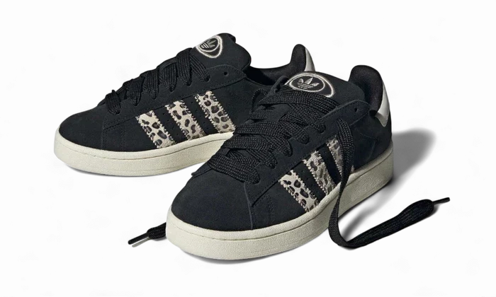 Look Walk elegant design Adidas Campus 00's Black Leopard