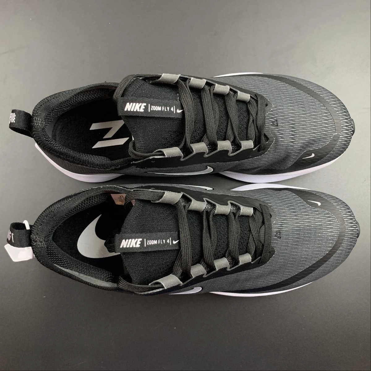 Zoom Fly 4 Balck White-Off Noir CT2401-001 Toe Mobility Dynamic Motion