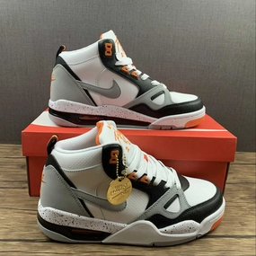 Air Flight 13 Mid Black Grey Orange 579961-105 Mid Cut
