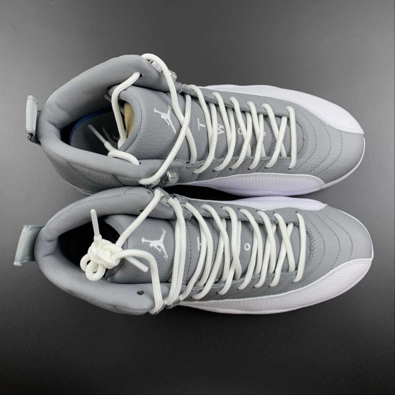 Air Jordan 12 Stealth White Cool Grey CT8013-015 All-Purpose Shoes