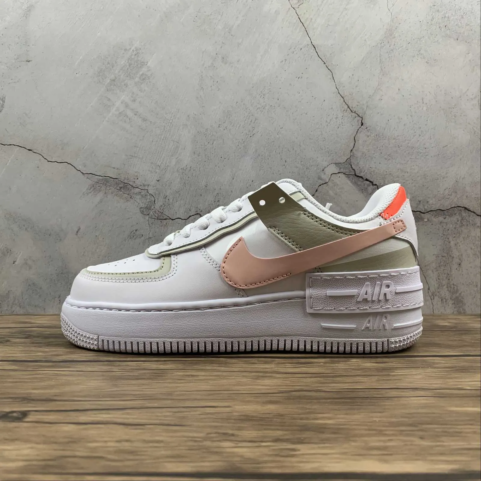 Air Force 1 Shadow White Crimson Tint Bright Mango DH3896-100 Flexible Use