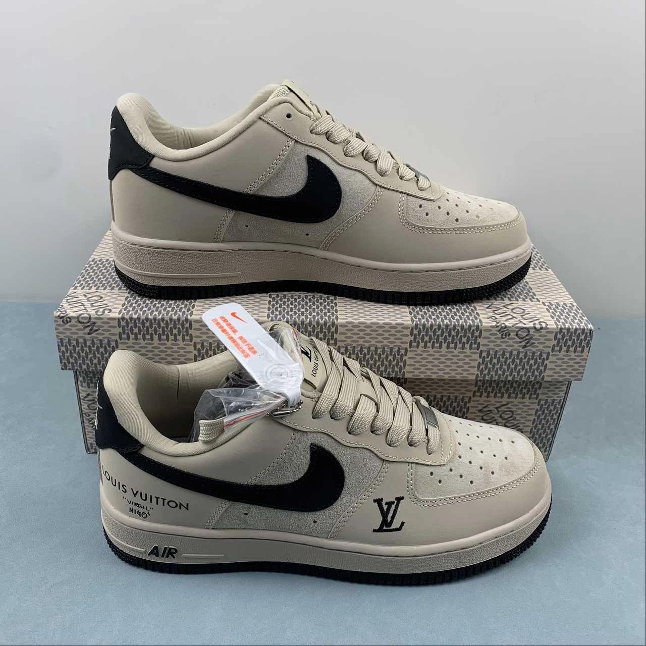 Day Comfort Air Force 1 07 Low LV Off White Black  XB8228-834