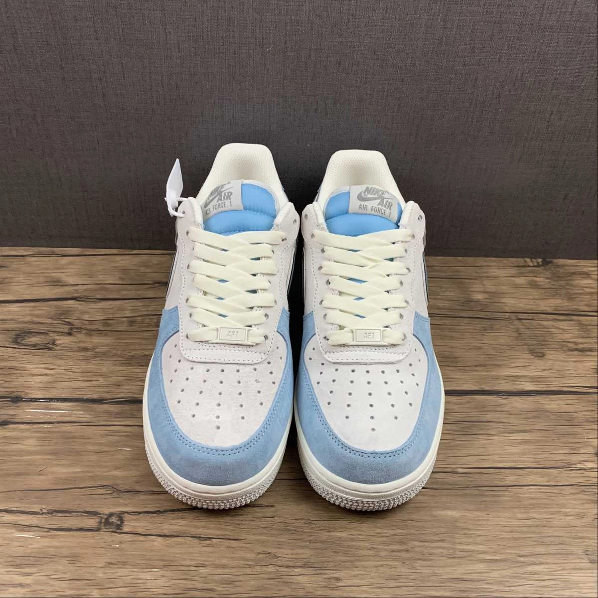 Cloud Walk Blossom Step Air Force 1 Low White Grey Navy Blue LZ6699-523